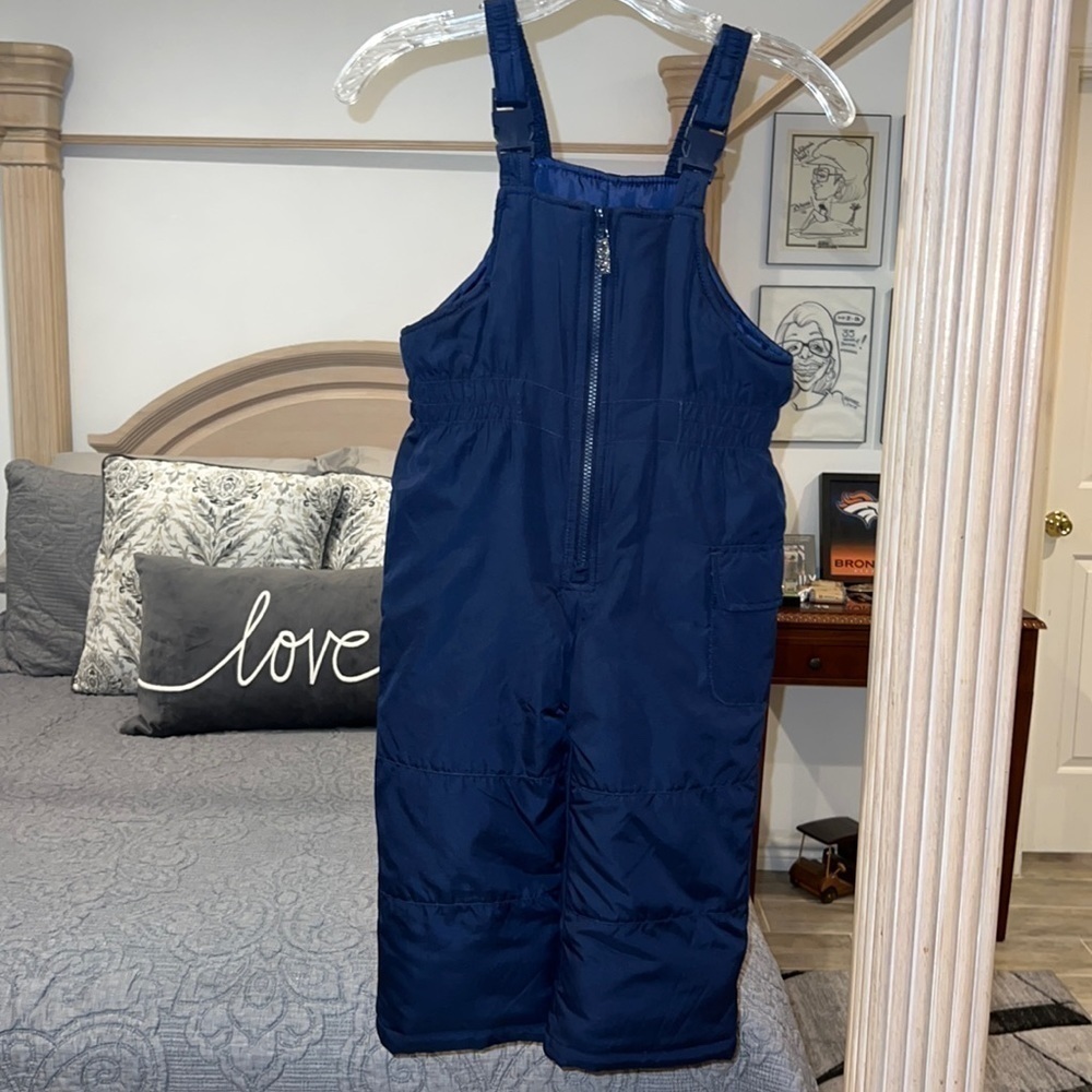 Carters Blue Snow Bib Size 4T